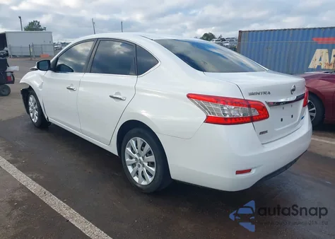 2013 Nissan Sentra Sv z USA, uszkodzony, nr VIN 3N1AB7AP3DL674402